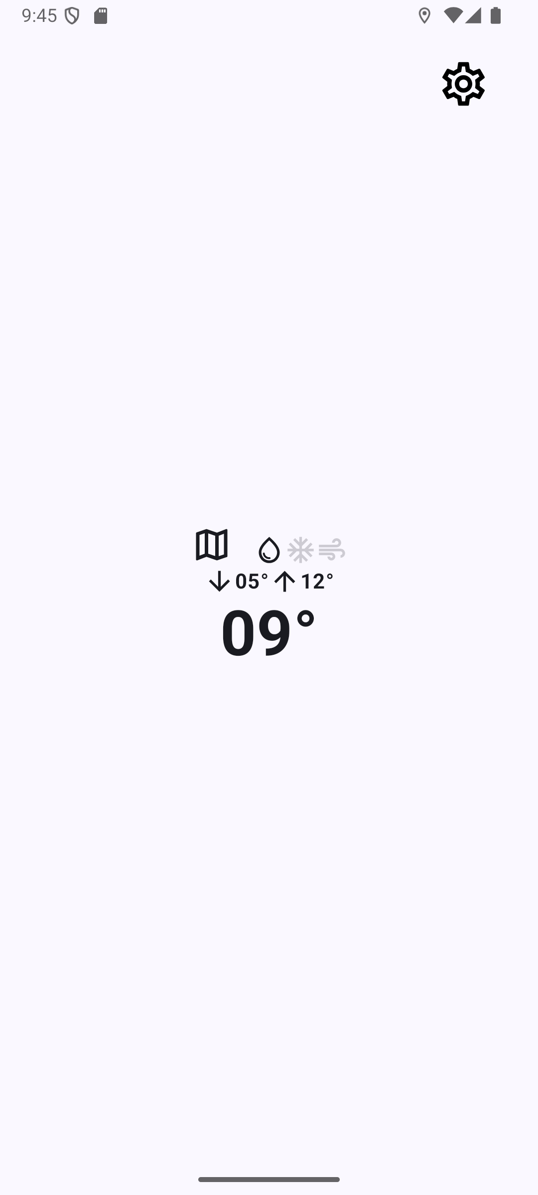 home screen
